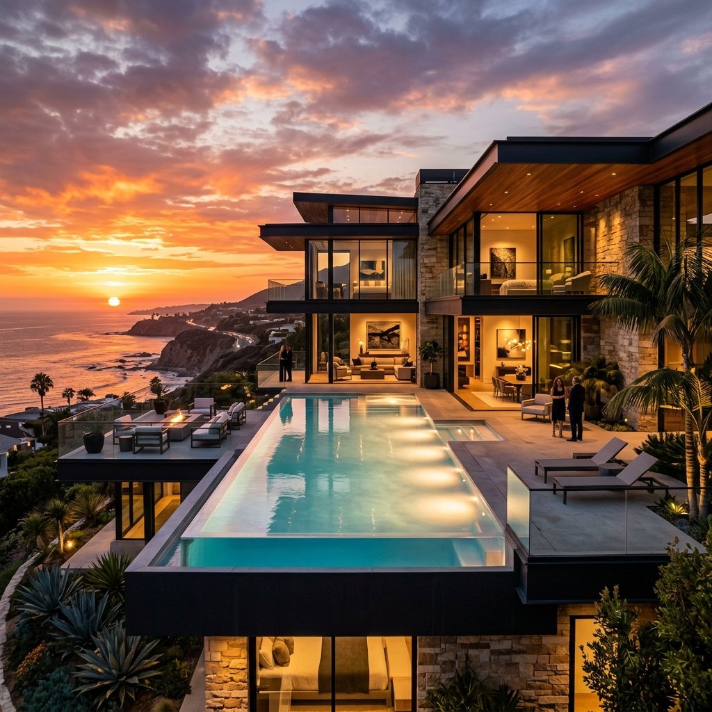 Luxury Mansion Background